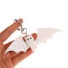 Halloweenový Vločkovaný Netopýr Kočka Klíčenka Sladká Roztomilá Mašle Perla Kroužek na Klíče Šňůrka na Telefon Přívěsek na Tašku Držák na Klíče od Auta Dárky pro Páry