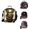 Large Capacity Five Nights At Freddy's 3d Printed Insulated Lunch Bag For Versatile Use