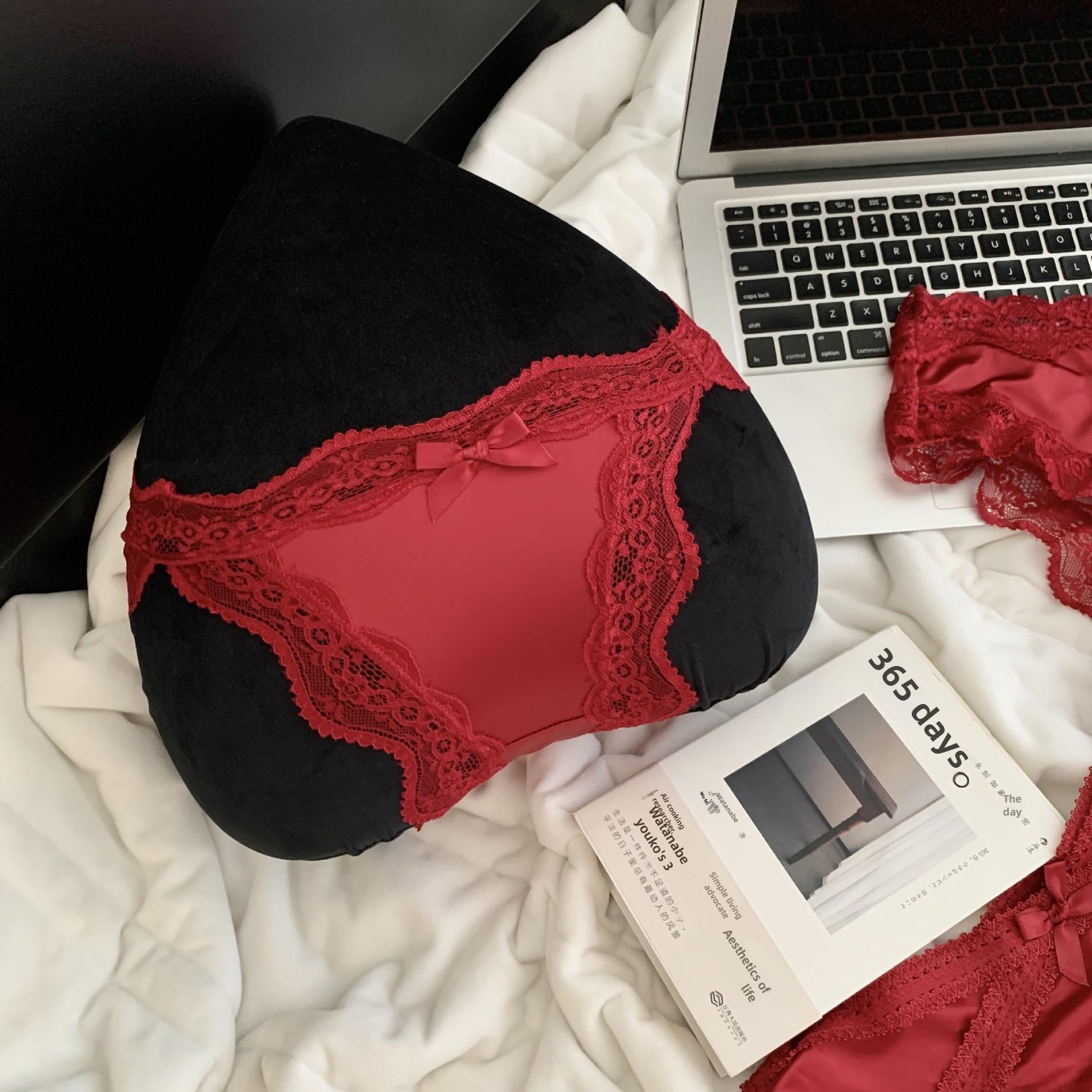 

Женские весенне-осенние сексуальные кружевные трусики с низкой посадкой красного цвета для свадьбы в год рождения L красный