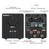 AIYIMA A70 Balanced Stereo Amplifier, TPA3255 2-Channel Class D Amp, with DC48V 5A Power Adapter