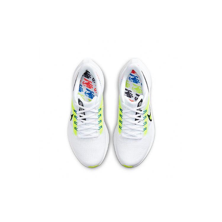Nike Air Zoom Pegasus 39 PS White Volt Racer Blue Kids Sneakers Black DM4015-100