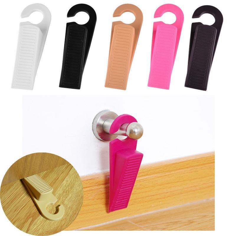 Punch Free Door Stopper Easy Remove Hangable Windproof Non-Slip Door Holder for Rental Home Bedroom