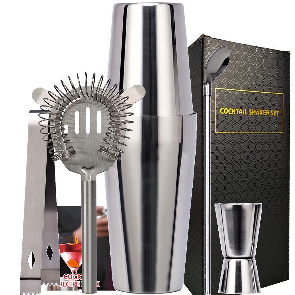 Stainless Steel Snow Glass Mixing Glass Cocktail Mixer Set Bar Tools Wine Set Mixer Set