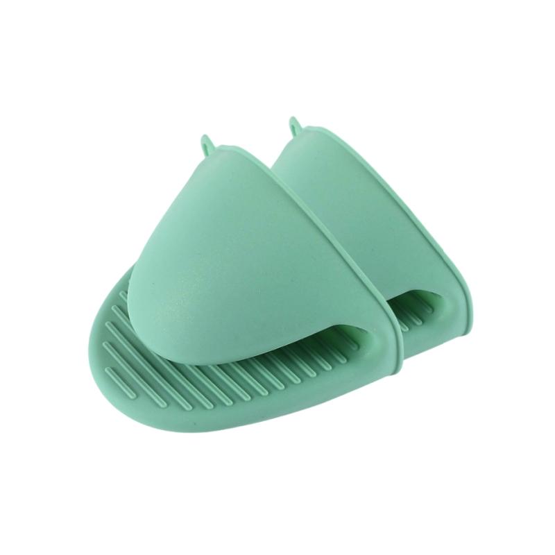 2Pcs Thick Silicone Oven Gloves Heat Resistant Anti-Scald Gloves for Cooking Pinch Grips Pot Holder Silicone Kitchen Accessories