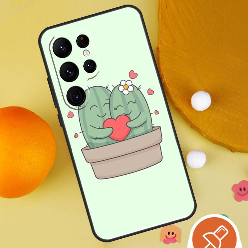 Pflanze Kaktus Handyhülle Für Samsung Galaxy S25 Ultra S24 S22 S21 Ultra S9 S10 S20 Plus S23 FE Funda Hülle