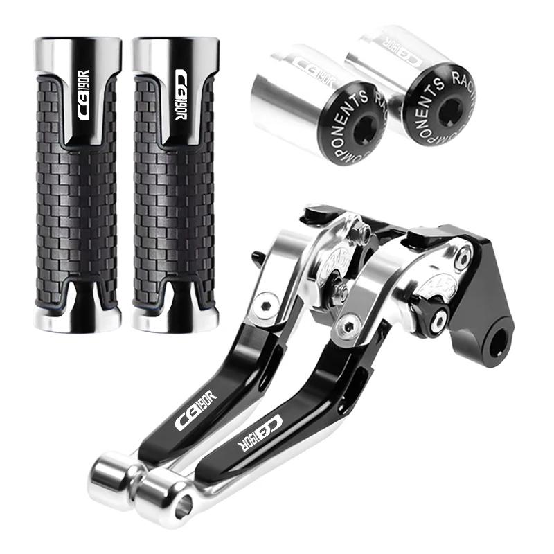 Motorcycle Brake Clutch Levers Handlebar Grips Ends CNC Aluminum For Honda CB 190R 2016 CB190R 2017