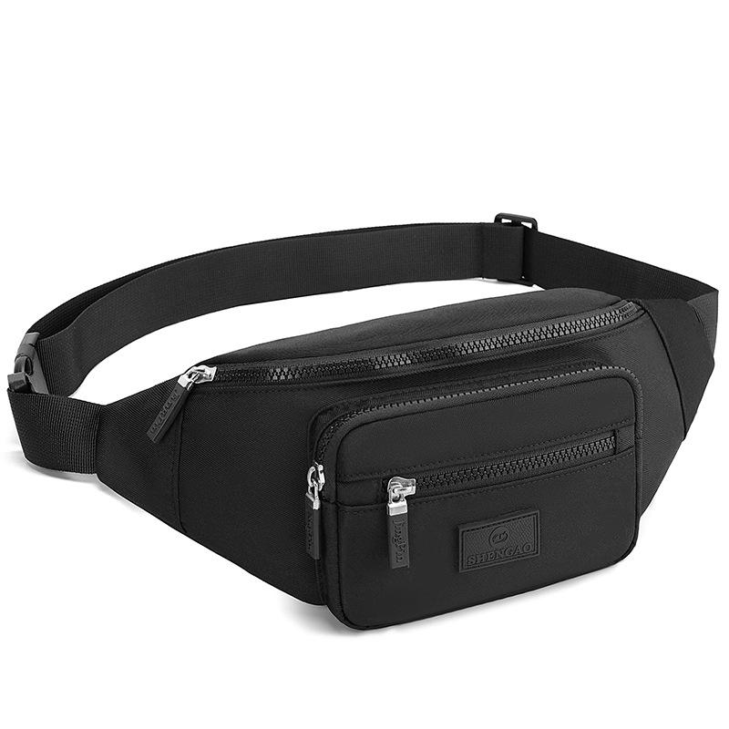 

Спортивная Мода Универсальная Поясная Сумка Женская Сумка для Мелочи Новая Поясная Сумка Многофункциональная Трендовая Сумка Мессенджер Повседневная Японская чёрный