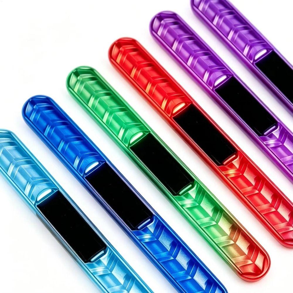 Colorful Dynamic Solar LED Strobe Flash Light LED Flashing Door Handle Protector  Motorcycle Use