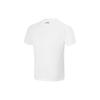 Li Ning Printed Pattern Crew Neck Pullover Short Sleeve T-Shirt Men Tops Standard-White AHSU403-2