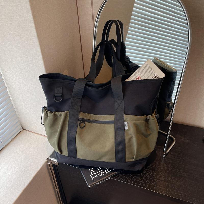 Large-capacity bag women's new fashionable versatile shoulder bag commuter tote bag casual handbag