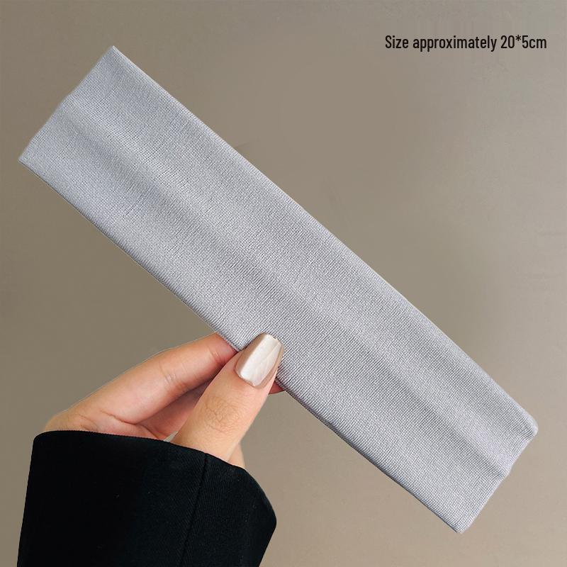 Unisex Sweat-Absorbing Yoga Headband for Sports, Fitness, and Face Washing