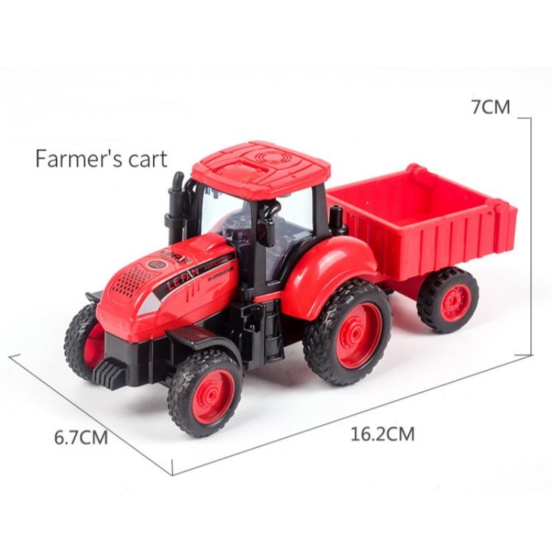 1Pcs Dump Truck Crane Engineering Inertia Car Toy Manual Skills Development Inertial Gliding City Construction Excavator Models
