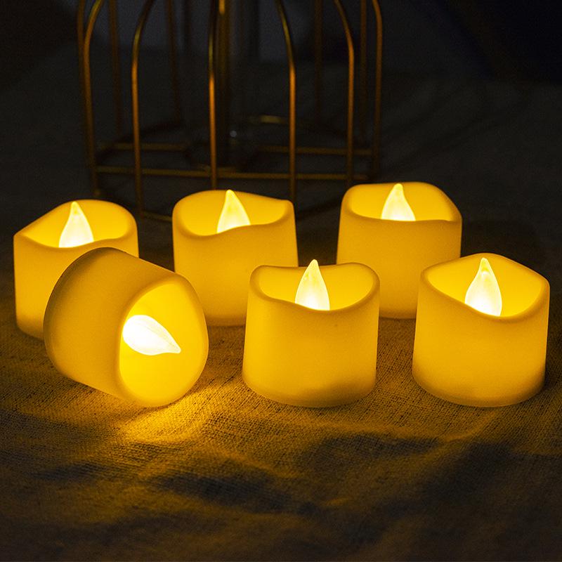 LED Electronic Candle Tealights for Christmas, Halloween, Birthdays, Weddings, and Hotel Decorations.