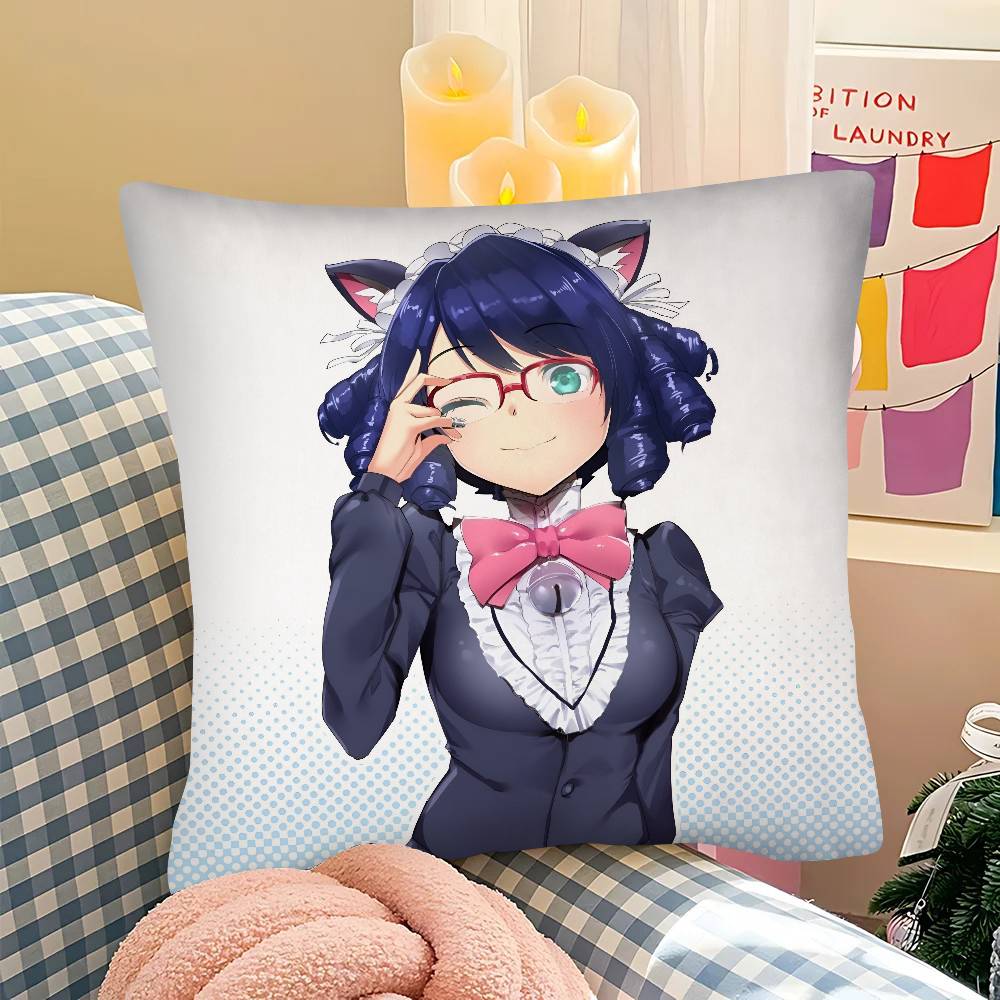 SHOW BY ROCK Anime Kissenbezug Modischer Quadratischer Kissenbezug Schlafzimmer Sofa Raum Ins Dekoration Freizeit Kissenbezug