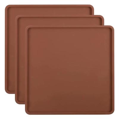 3 PCS Silicone Oven Tray Dehydration Sheet Reusable For Fruits Vegetables Drying