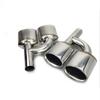 Stainless Steel H-Type Muffler Tip for Mercedes-AMG W204 C-Class Quad Exhaust.