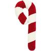 Candy Cane Pillow, Christmas Candy Throw Pillow Xmas Red Spiral Lollipop Pillow Cute Sweet Shaped Decorations for Bedroom, Living Room, Winter Home
