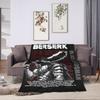Anime Berserk Plush Blanket Girls Boys  Flannel Throw Blanket For Couch Chair Sofa Bed Soft Design Quality Bedspread Gift