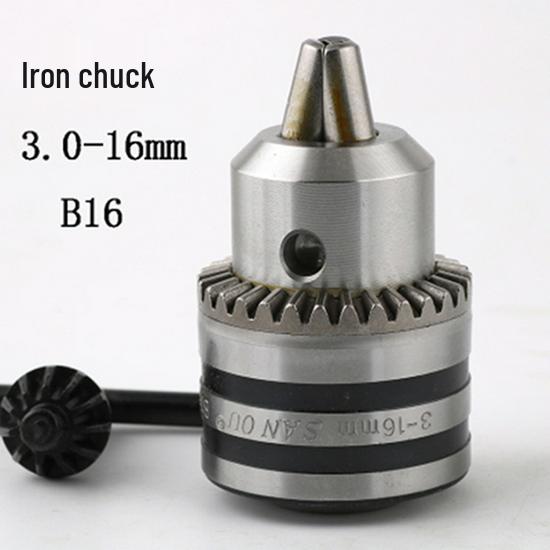 Multi-function Rotary Hammer to Electric Drill Adapter: Round/Square Shank, Four-Flute, Round Head