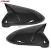 Side Wing Mirror Cover For VW Golf MK7 MK7.5 R GTI GTD 2014 2015- Rearview Mirror Caps Casing OX Horn Style Car