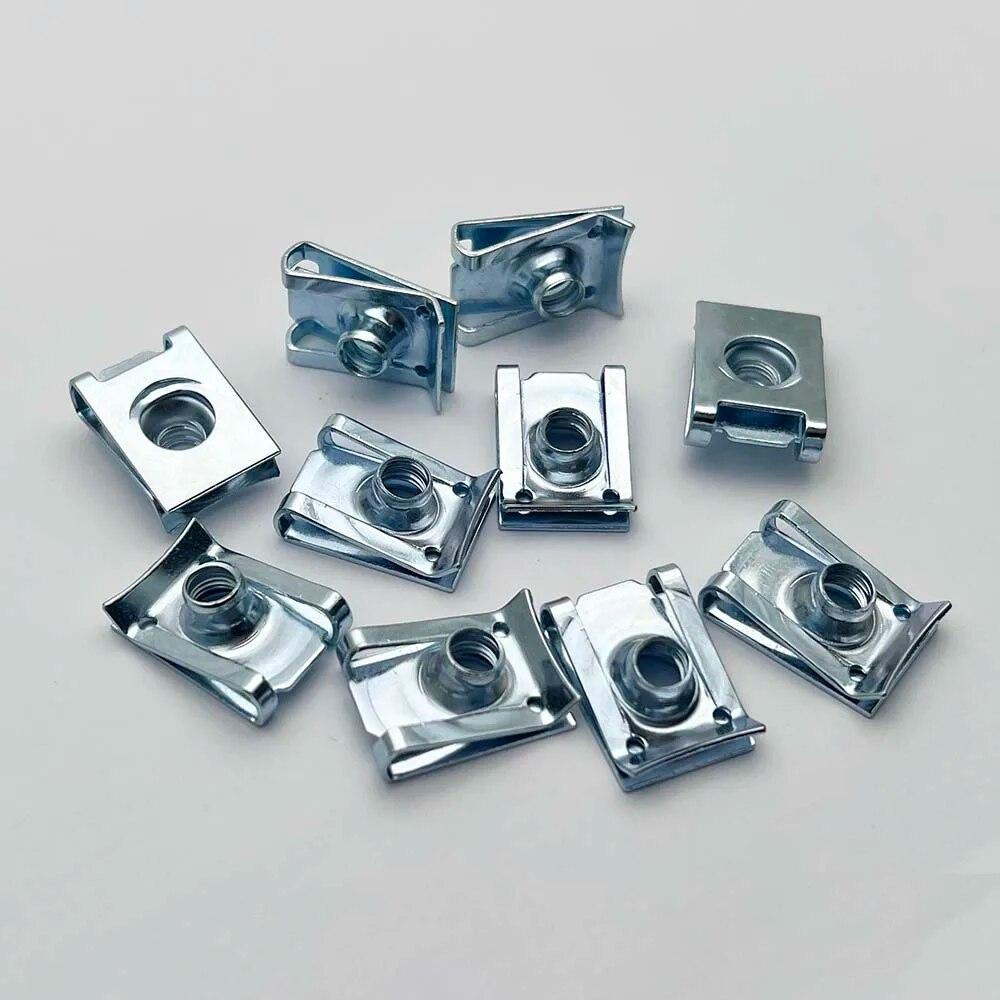 10pcs Motorcycle M8 M6 M5 M4 U Type Clips Thread  Reed Nuts For Cbr 600 Rr S1000xr Vfr 800 Vtec R1150rt Screw S1000rr 2022