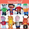 Cute Cartoon Panda Superman Plush Toy For Kids, Short-haired Stuffed Animal Doll