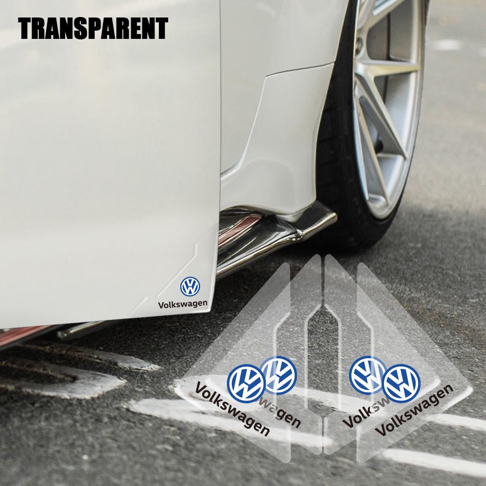 For VW Jetta Golf 6 7 CC EOS GTI R32 MK4 Jetta Bora Volkswagen 2/4PCS Car Door Corner Covers Anti Collision Protection Valve Cap Vc0