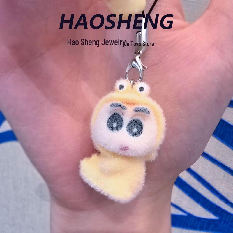 Vločkované pryskyřičné přívěsky: Doplňky Crayon Shin-chan pro DIY pouzdra na telefony a klíčenky