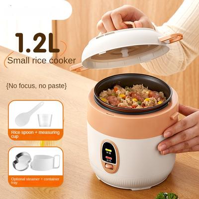 220V 1200ML Ηλεκτρική κουζίνα ρυζιού Αντικολλητική οικιακή πολυκουζίνα Μηχανή μαγειρέματος φαγητού Κατσαρόλα