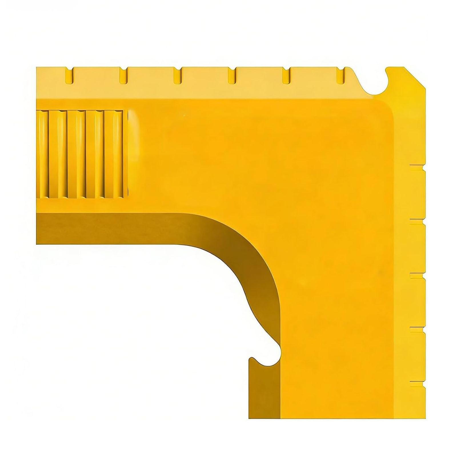 

Plastic Table Saw Dust Collector for DeWALT DWE7485 Table Saws Built-In Bag Hook Compact Design Easy Tool-Free Installation жовтий