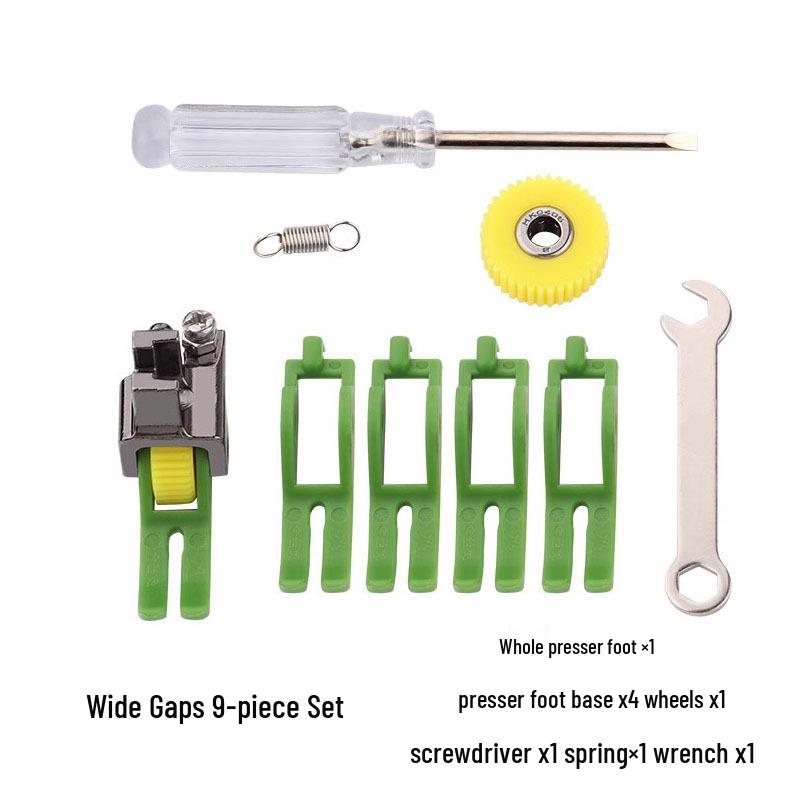 

Тефлоновая узкая роликовая лапка для универсальных швейных машин