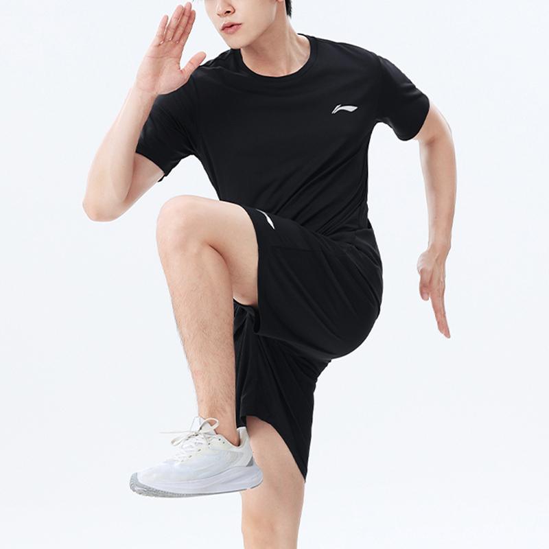 Li Ning Casual Sportswear Two Piece Set Men's Black YATU125-2