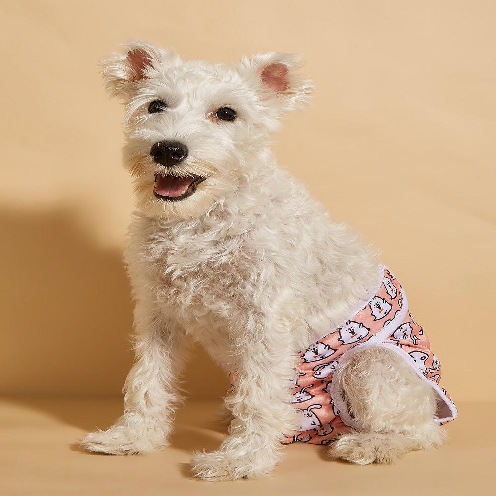 Pet Printed Anti-Harassment Menstrual Diapers for Female Dogs