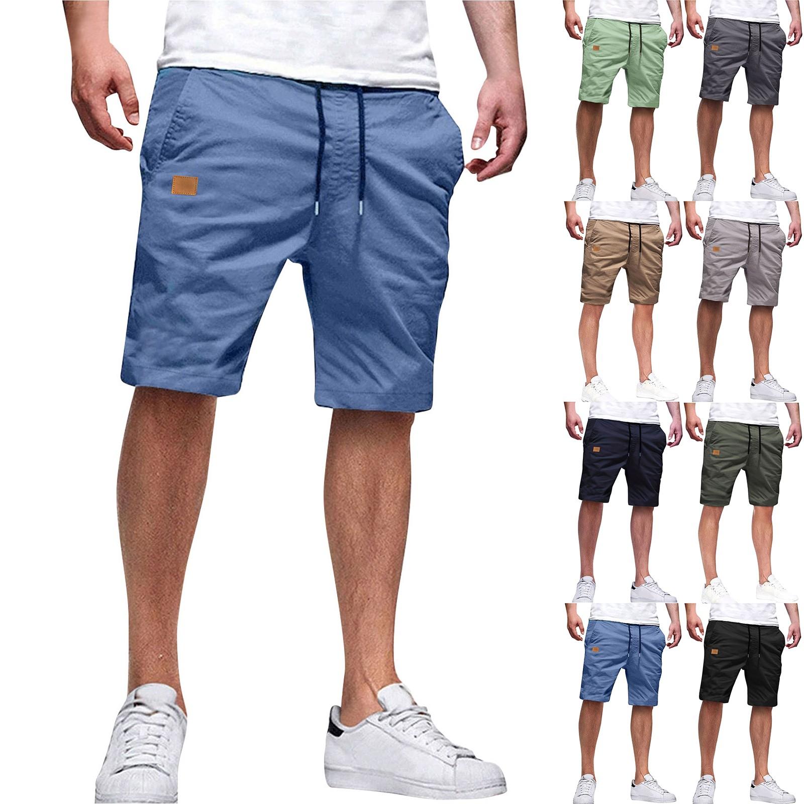 

Elastic Waist Shorts Casual Shorts Summer Lightweight Shorts With Pockets S