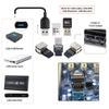U2-075-2P 3Pcs/Set 9Pin/10Pin Motherboard Front Panel Header Female to Dual USB 2.0 Female Adapter,Straight+Left+Right Angle