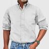 New Men's Shirts New Long Sleeve Lapel