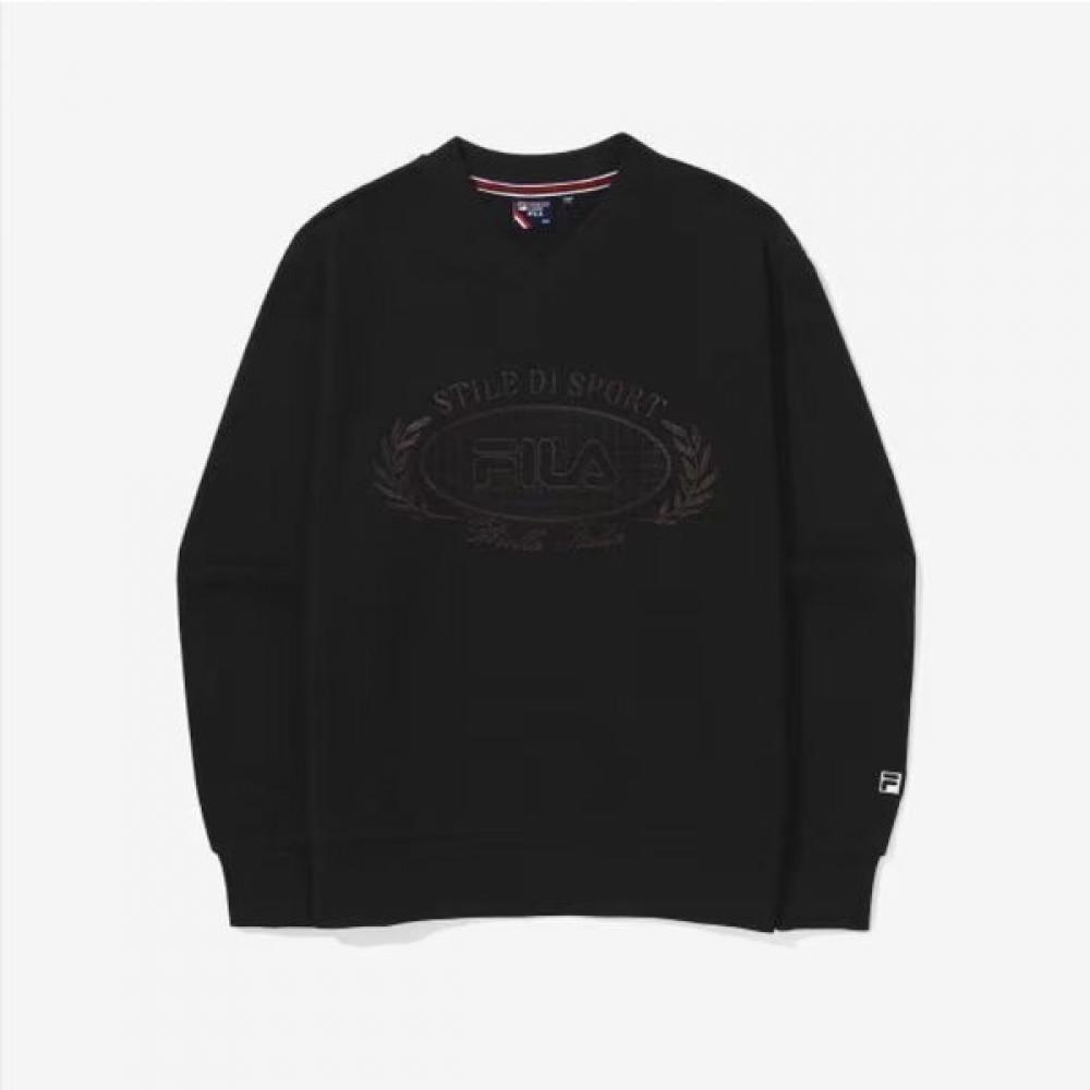 

Fila Tennis V Neck Sweatshirt 2 Choice 1 Fs2pog3362f BLK/W85