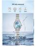 ORSGA Women's Oval Diamond-set Fashion Watch with Prismatic Mirror and Quartz Movement