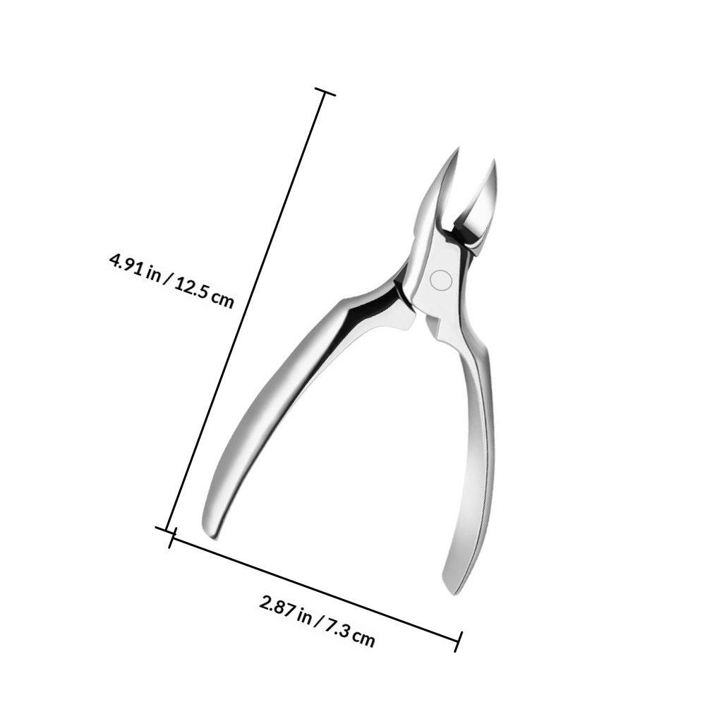 1Set Eagle Beak Toenail Clipper Stainless Steel Cuticle Nipper Home Cuticle Trimming Tool Nail Dead Skin Scissor Pedicure Foot
