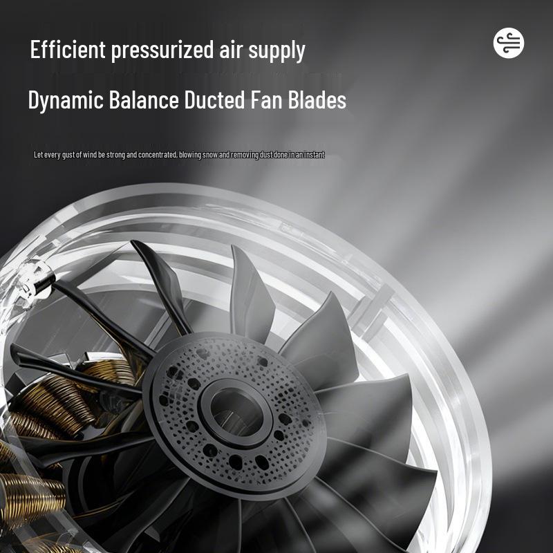 High-Power Portable Lithium Hair & Dust Blower Fan