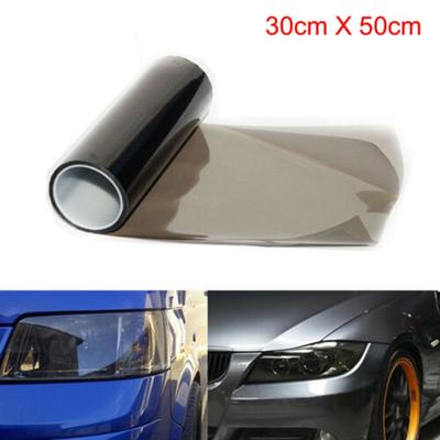 Pellicola oscurante per fari auto nera fumo, pellicola decorativa in vinile per veicoli
