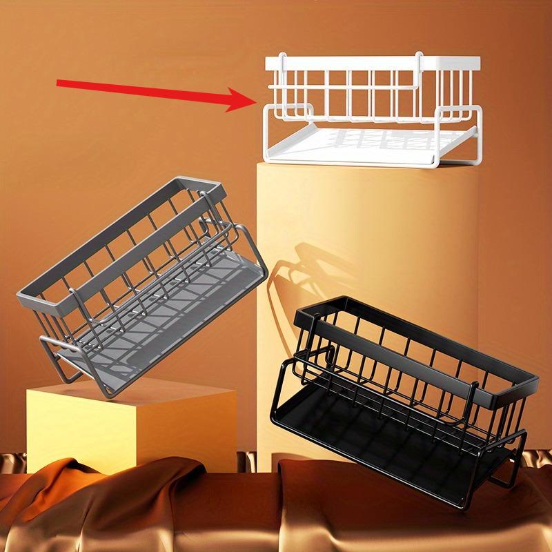1Pc Multi-Purpose Sink and Toilet Storage Rack-Organize Your Bathroom and Kitchen Supplies with Ease белый
