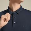 Septwolves Men's Brushed Long-Sleeve Polo Shirt