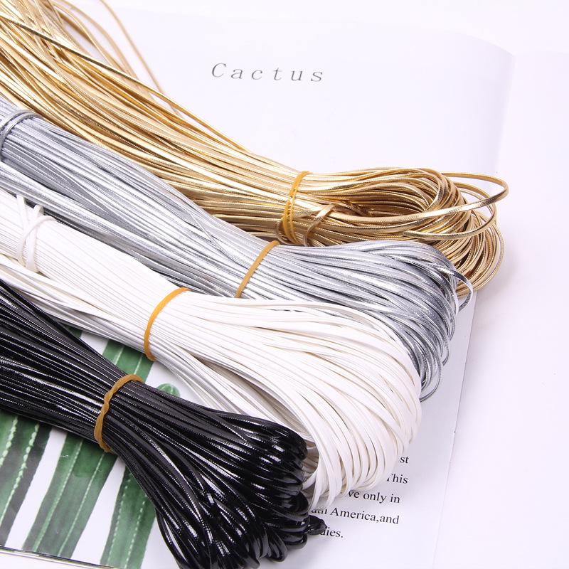 4-Fold Crimp Beads: 2/3/4mm Threading Chain & Faux Leather Cord for DIY Projects