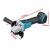 125mm/100mm Brushless Cordless Impact Smerigliatrice angolare elettrica Utensili elettrici Lucidatura Rettifica Macchina da taglio per batteria 18V