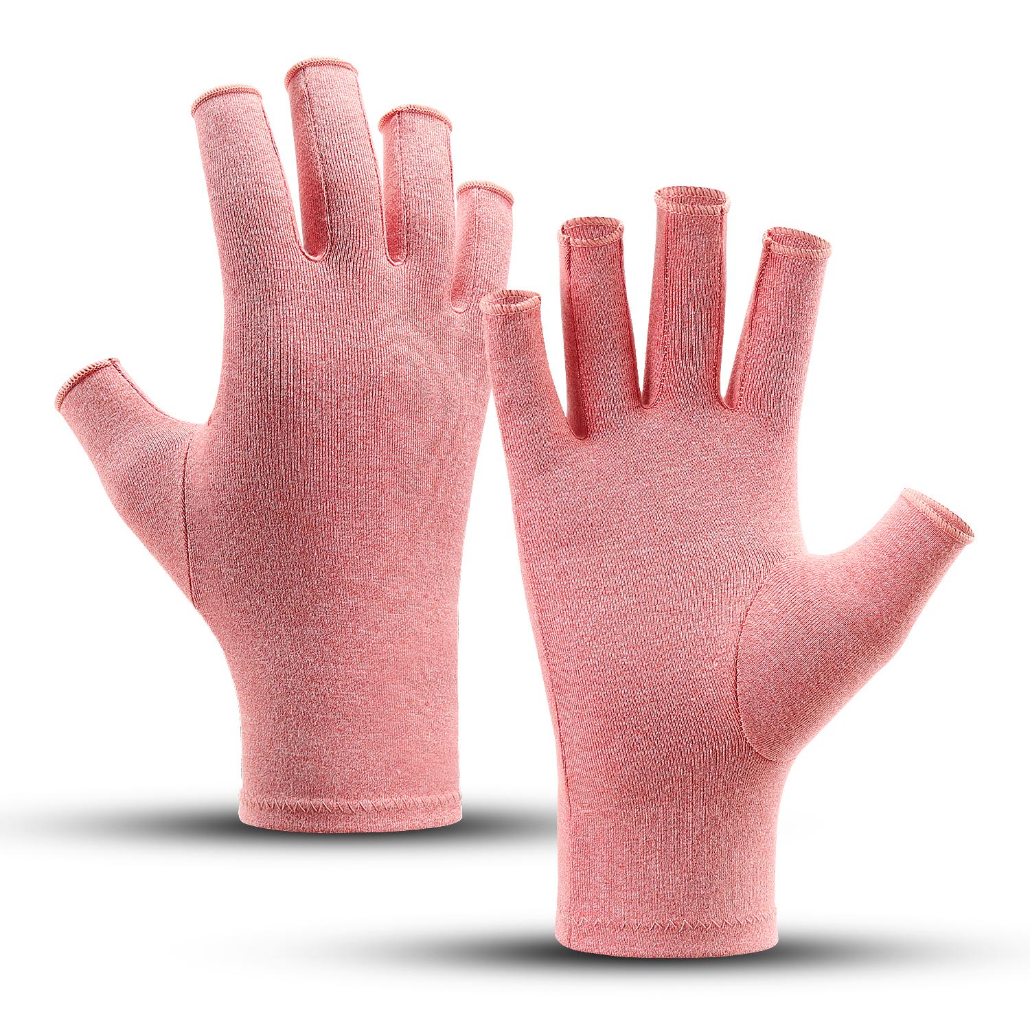 1. Dual-Layer Arthritis Compression Gloves - Suitable for Hand Arthritis, Carpal Tunnel Pain, Rheumatoid Arthritis, Finger Absen L