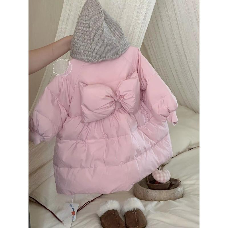 Girl Winter Coat Dress Casual Princess Designed Children Birthday Party Clothes Kids Down Cute Outfit