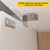 2Pcs Magnetic Door Latches, Invisible Strong Hold & Drill-Free Installation For Cabinets, Wardrobes, Sliding Doors