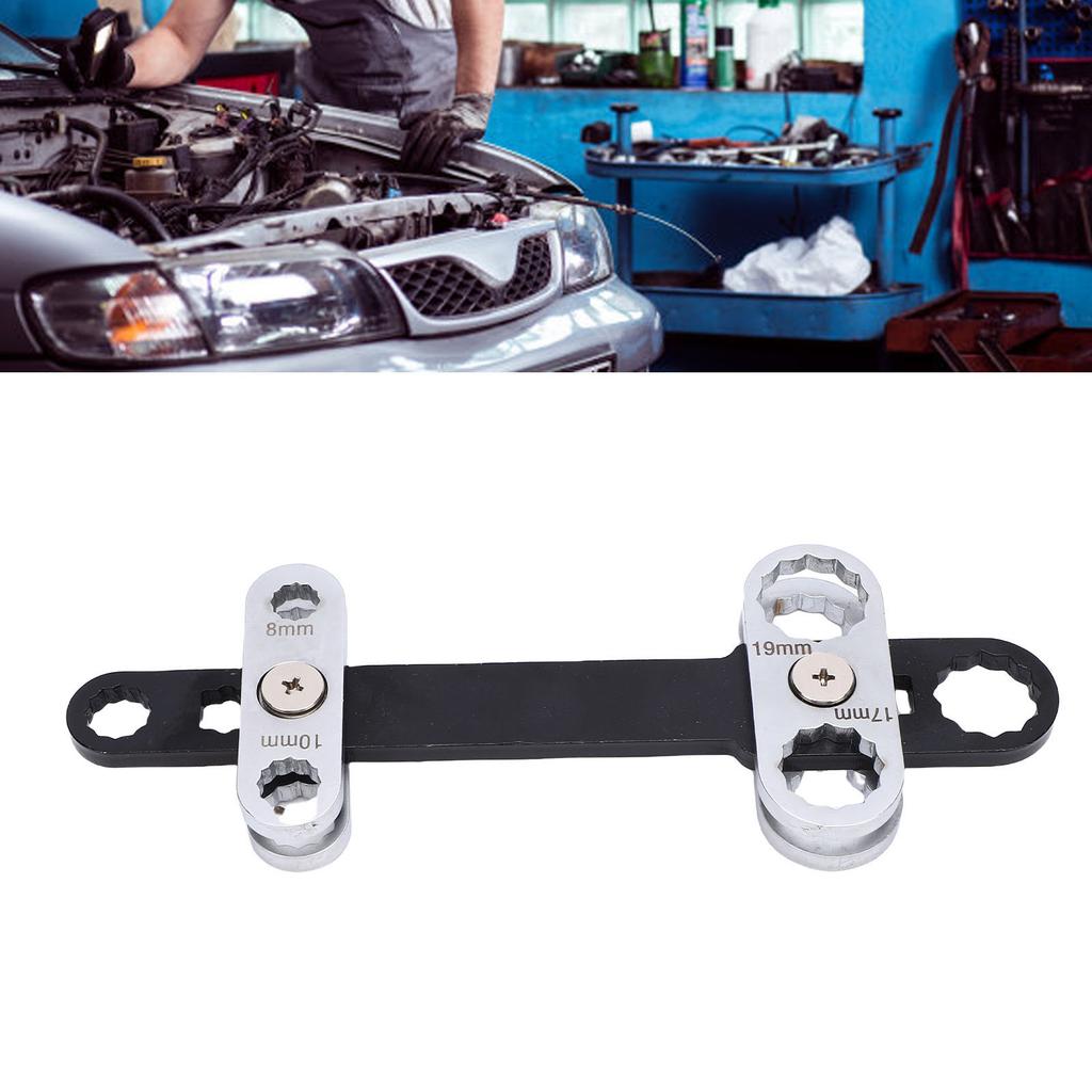 8 In 1 Wrench Multi Size Multi Position Head High Hardness 360 Degree Rotatable