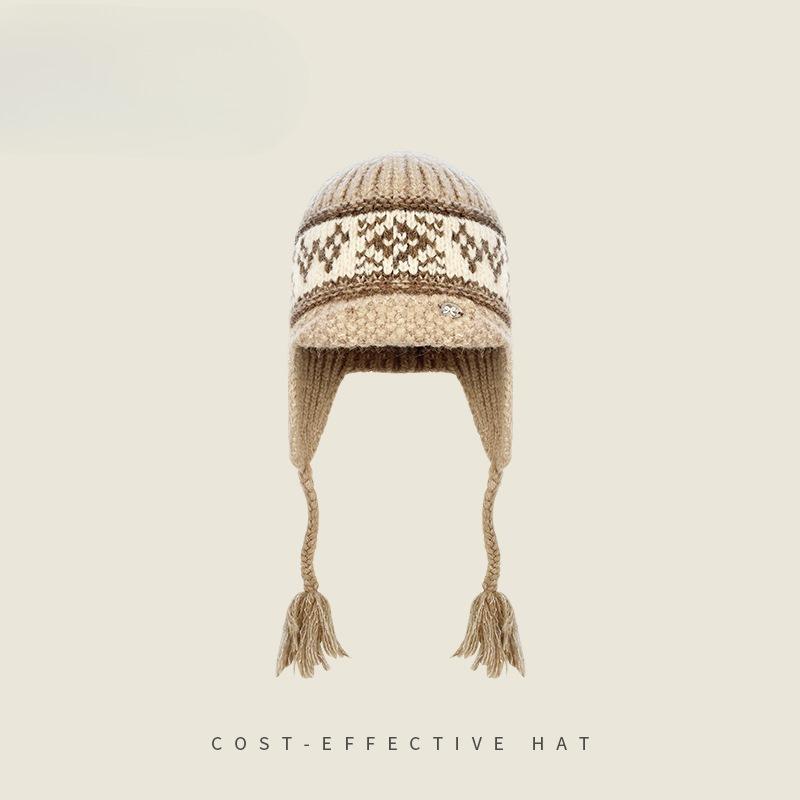 

Универсальная шапка-ушанка на осень и зиму, которая может сделать ваше лицо красивым, согреть вас, защитить ваши уши и сохранить тепло. one size